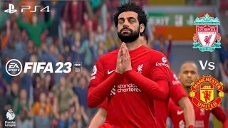 FIFA 23 - Manchester United Vs Liverpool - Premier League 23/24 | PS4™ Slim Gameplay