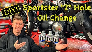 Oil Change on a Harley Davidson Sportster