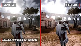 Assassin's Creed Brotherhood - Vanilla vs. ReShade Comparison