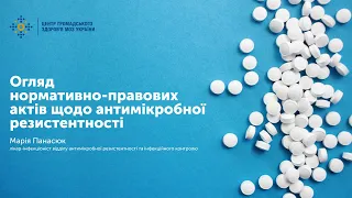 Огляд нормативно-правових актів щодо антимікробної резистентності