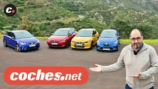 Comparativa Utilitarios: Seat Ibiza, Opel Corsa, Peugeot 208, Renault Clio | Prueba coches.net