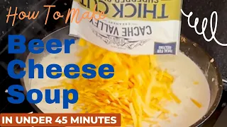 Beer Cheese Soup: The Best Beer Cheese Soup Recipe! #beercheesesouprecipe