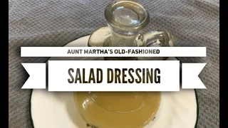 "I LOVE LUCY" - Aunt Martha's Old-Fashioned Salad Dressing Recipe!!!