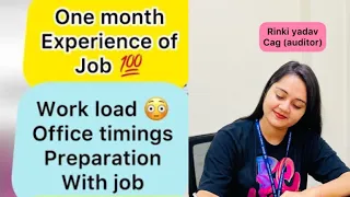 One month job experience at CAG as auditor // work load // office atmosphere