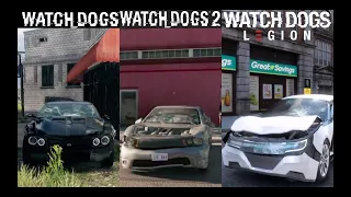 Evolution of car crash physics in watch dog games