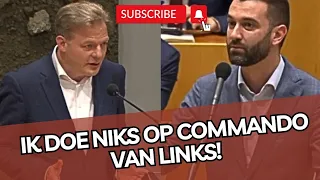 Omtzigt SLOOPT DENK & krijgt APPLAUS! 'Ik doe NIKS op COMMANDO van LINKS!'