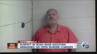 Suspect arraigned in road rage shooting