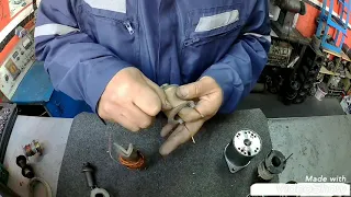 cómo rebobinar un solenoide paso a paso de motor de arranque.