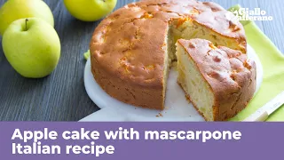 APPLE CAKE WITH MASCARPONE - Italian recipe