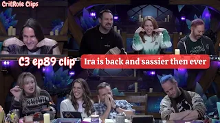 Ira is back and sassier then ever | Critical Role - Bells Hells ep 89