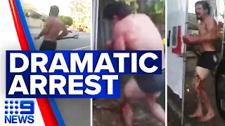 Perth man leads police on wild street chase | 9 News Australia