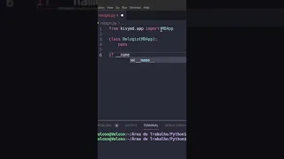 Como é fácil criar um App no Python #Shorts