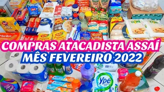 COMPRAS NO ATACADISTA ASSAÍ MÊS DE FEVEREIRO 2022