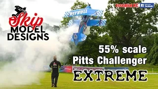 HUGE 55% scale RC PITTS CHALLENGER 2 Extreme Muscle BIPLANE (Robbie Skipton Designs)