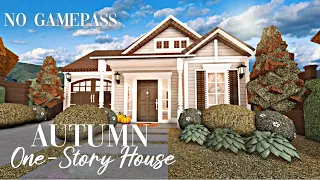 Roblox Bloxburg - No Gamepass Small Autumnal Family House - Minami Oroi