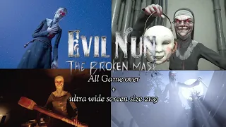 Evil Nun The broken Mask All Game over scene