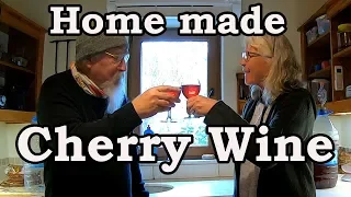 Home Made Cherry Wine is Cheap and Simple to make.