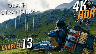 [4K HDR] Death Stranding (Hard / 100% / Exploration). Walkthrough part 13 - Episode 3: Exhausted