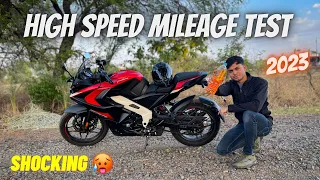 2023 RS200 High Speed Mileage test | Pulsar RS200 1L Mileage test |