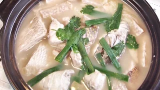 How to cook No Milk Singapore Fish Head Steamboat 鱼头炉 Singapore Food Recipe | Chinese Fish Recipe