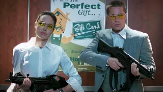 زوجين بيكتشفوا ان كل واحد فيهم بيشتغل قاتل محترف ومخبيين على بعض Mr & Mrs Smith