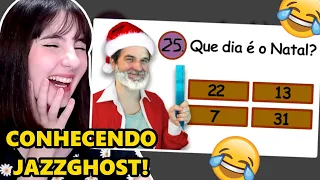 Cátia reage pela primeira vez a JazzGhost: É NATAL ENTÃO EU JOGUEI O GÊNIO QUIZ DE NATAL!