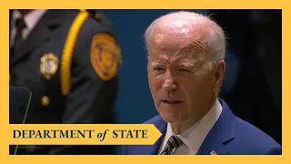 President Biden addresses the 78th Session of the United Nations General Assembly