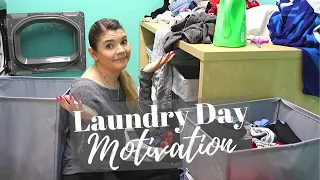 LONGEST LAUNDRY DAY EVER // Cleaning Motivation // Cleaning Mom