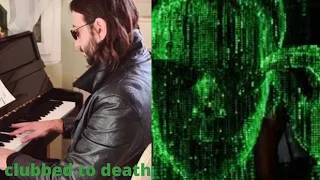 cosplay matrix clubbed to death piano