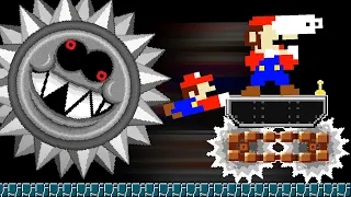 Super Mario, Tiny Mario's Key Door Gold maze Vs Mega Grrrol Escape, Mega Mushroom, #2 - GS Animation