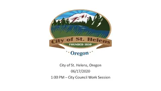 06/17/2020 City Council Work Session
