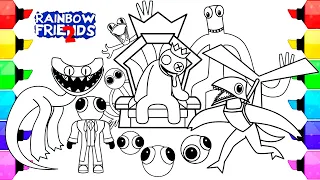 Rainbow Friends Chapter 2 Coloring Pages / Color ALL New Monsters Rainbow Friends 2 / NCS MUSIC