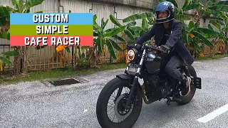 REVIEW BRIXTON 150 CAFE RACER BY ISKANDAR Klasika Kerew