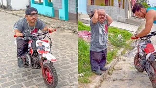 PILILIU SOFRE ACIDENTE NA MINI MOTO | PILILIU DA RESENHA