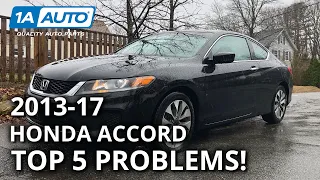 Top 5 Problems Honda Accord Coupe 9th Gen 2013-17