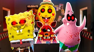 FIVE NIGHTS AT GOOFY GOOBERS - SpongeBob FNAF Parody Movie REACT with FOXY