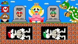 Peach R.I.P Mario and Luigi Skeleton: Sorry Mario and Luigi...Please Don't Leave Me!
