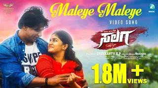 MALEYE MALEYE - 4K Video Song | SALAGA | Duniya Vijay | Sanjith Hegde | Charan Raj | A2Music