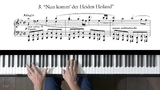 Bach/Busoni "Nun komm, der Heiden Heiland" P. Barton, FEURICH 133 piano