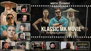 Mortal Kombat 11 - Official Klassic MK Movie Skins Reveal Trailer [ Reaction Mashup Video ]