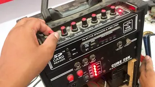 Repair Cube 28N PA Amplifier No Power Problem Fix & Change Battery | Best  Small Bluetooth Amplifier