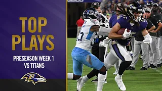 Ravens' Top Plays vs. Titans | NFL 2022 Preseason Week 1