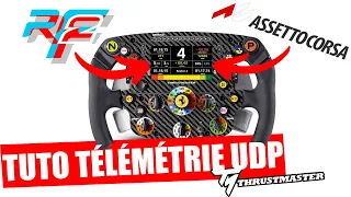 TUTO Configuration UDP du volant SF1000 | Affichage des données en temps réel dans AC et rFactor 2