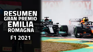 VERSTAPPEN DOMINÓ en el CAOS de IMOLA | NORRIS VUELVE al PODIO |   POLÉMICA entre BOTTAS y RUSSELL