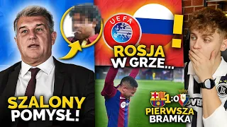 UEFA dała ZGODĘ Rosji na grę... DZIWNY POMYSŁ Laporty na zastąpienie Xaviego! PIERWSZY GOL Roque!