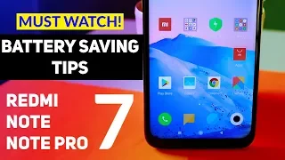 Redmi Note 7 Pro Tips | How To Get More Battery Backup by VickGeek