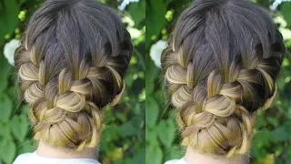 Beautiful Soft Braided Updo | Braided Styles | Braidsandstyles12