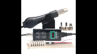 Soldering Rework Station |Portable Hot Air Gun Digital Hot Air Blow Dryer Heat Gun Soldering Station