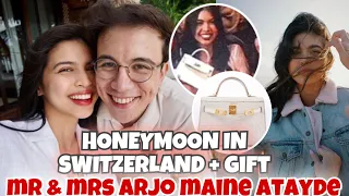 Arjo & Maine Atayde HONEYMOON in SWITZERLAND whooa ang lamig enjoy being Husband & Wife plus d’gift