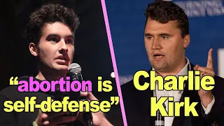 Charles Kirk Calmly DISMANTLES Pro Choice Student and Leaves Room SPEECHLESS | Q&A